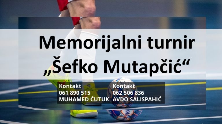 Memorijalni turnir „Šefko Mutapčić“