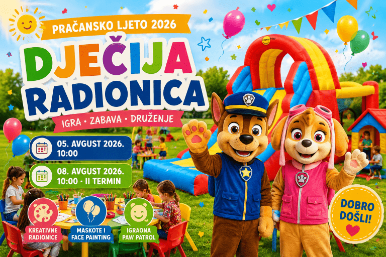           Pračansko ljeto 2026 · Program za djecu